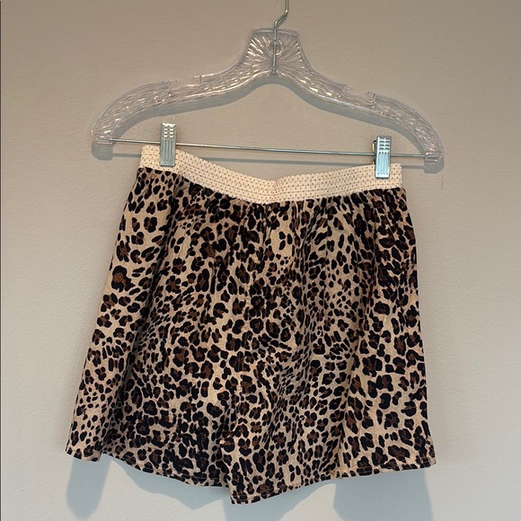 NWT Free People Intimately Leopard Print Pajama Shorts Medium - Picture 2 of 3